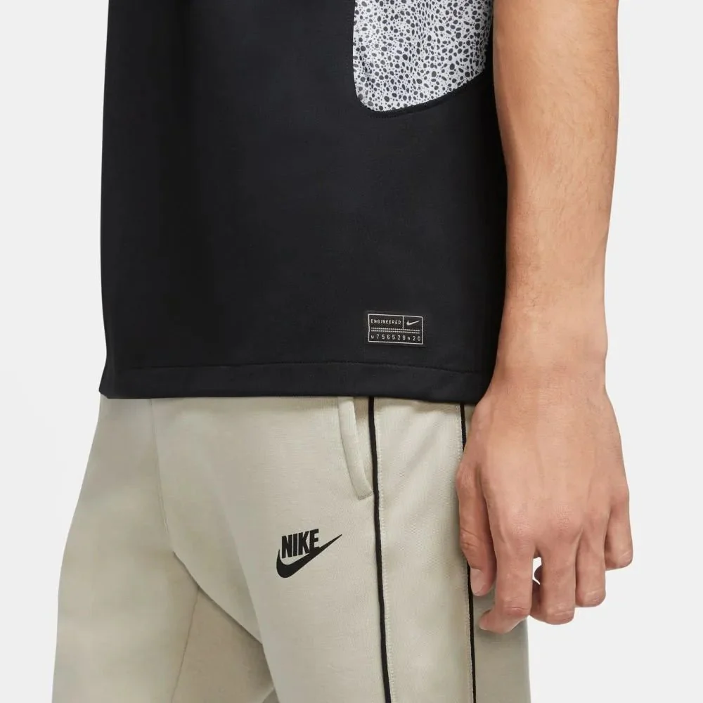 Nike 2020-21 Roma Third Jersey - Black-Orange - Image 5