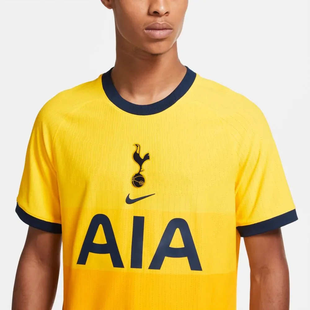 Nike 2020-21 Tottenham Vapor Match Authentic Third Jersey - Yellow-Orange - Image 3