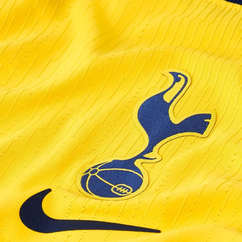 Nike 2020-21 Tottenham Vapor Match Authentic Third Jersey - Yellow-Orange - Image 6