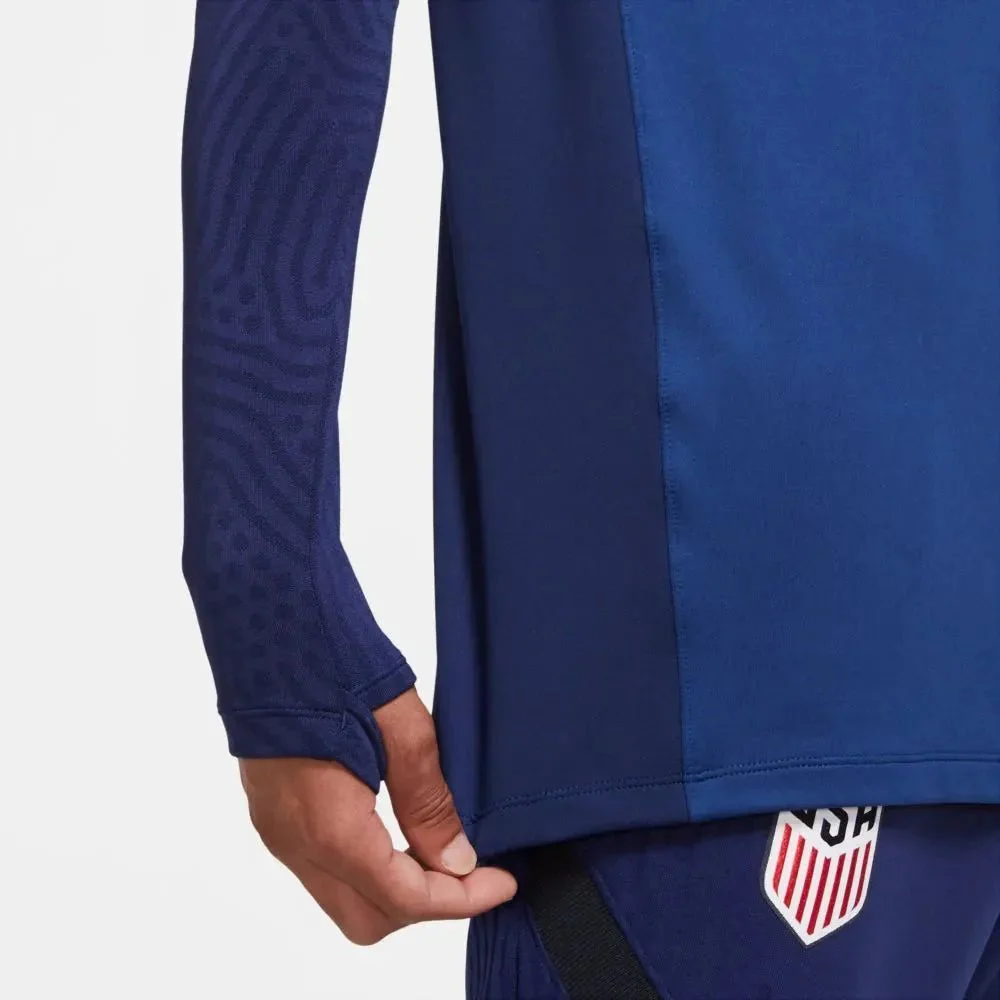 Nike 2020-21 USMNT Dry-Fit Strike Drill Top - Blue - Image 6