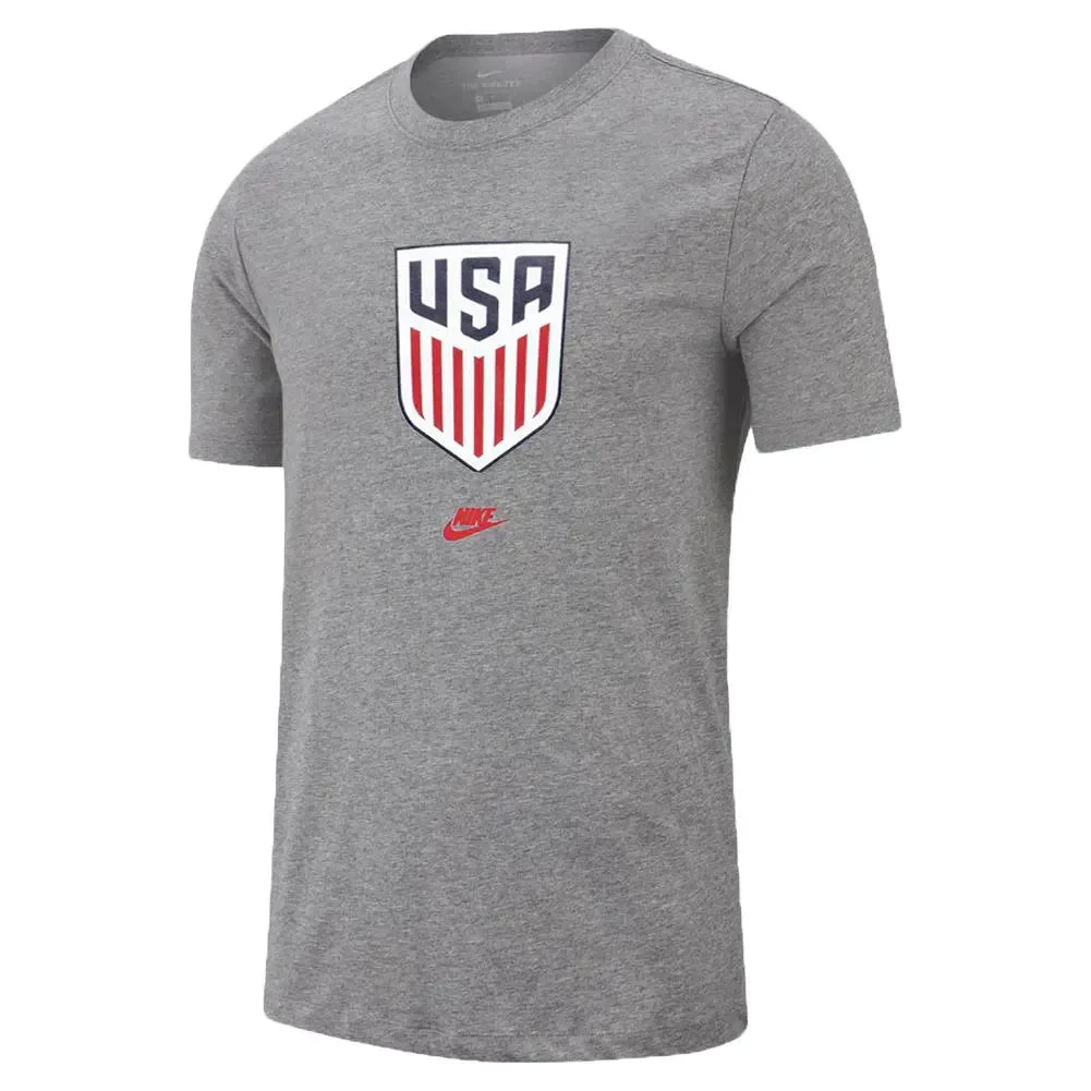 Nike 2020-21 USMNT Evergreen Crest Tee - Grey