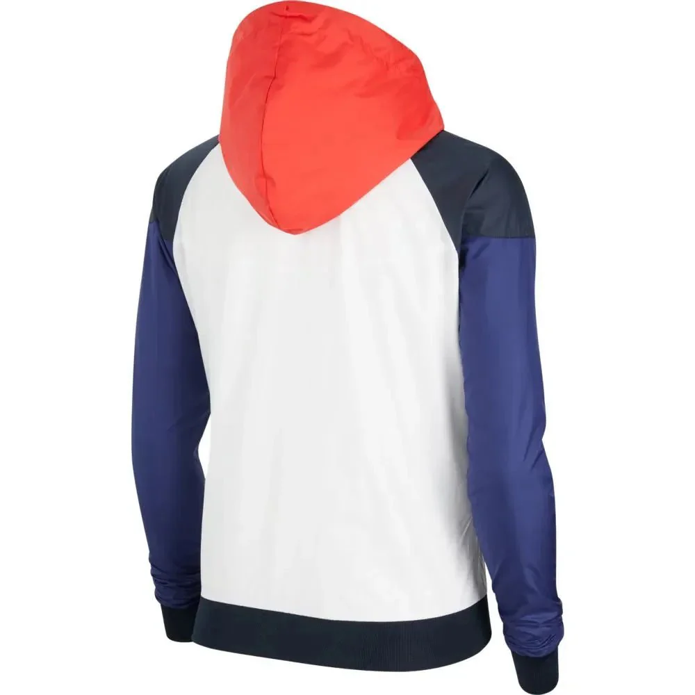 Nike 2020-21 USWNT Womens Windrunner Jacket - White-Red-Blue - Image 2