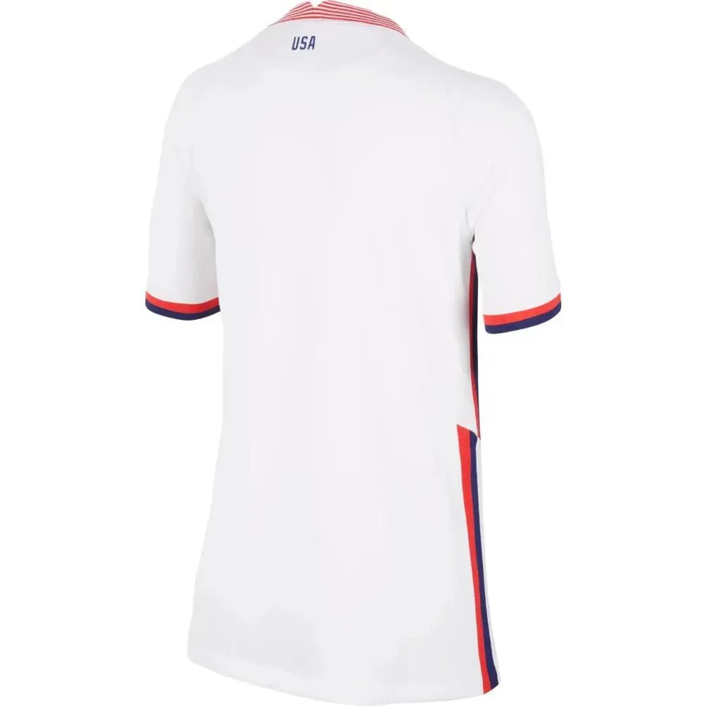 Nike 2020-21 USWNT Womens YOUTH Home Jersey - White - Image 2