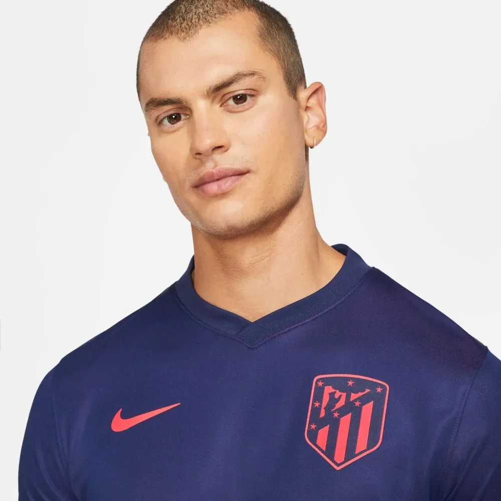 Nike 2021-22 Atletico Madrid Away Jersey - Loyal Blue-Crimson - Image 3