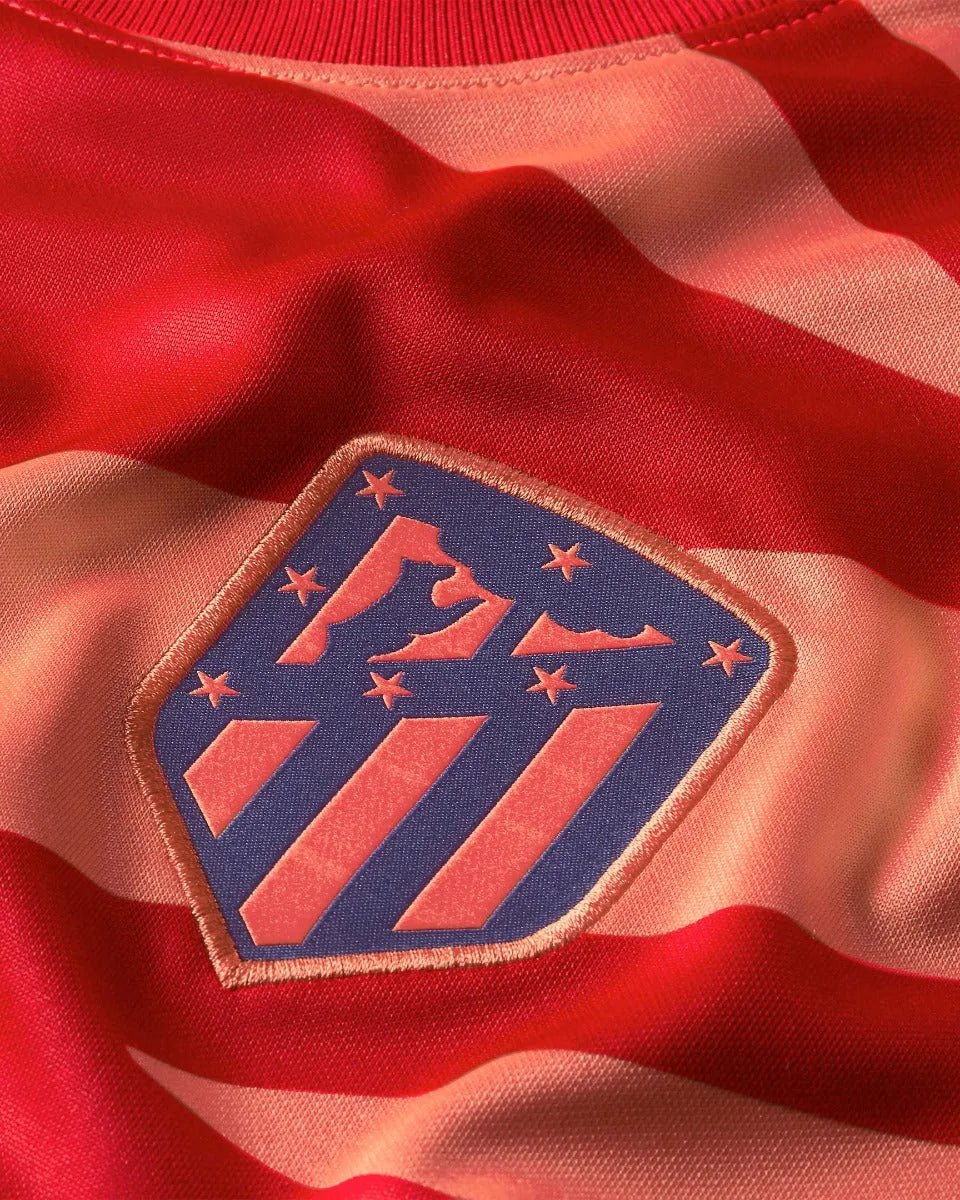 Nike 2021-22 Atletico Madrid Dry-Fit Pre-Match SS Jersey - Crimson - Image 3