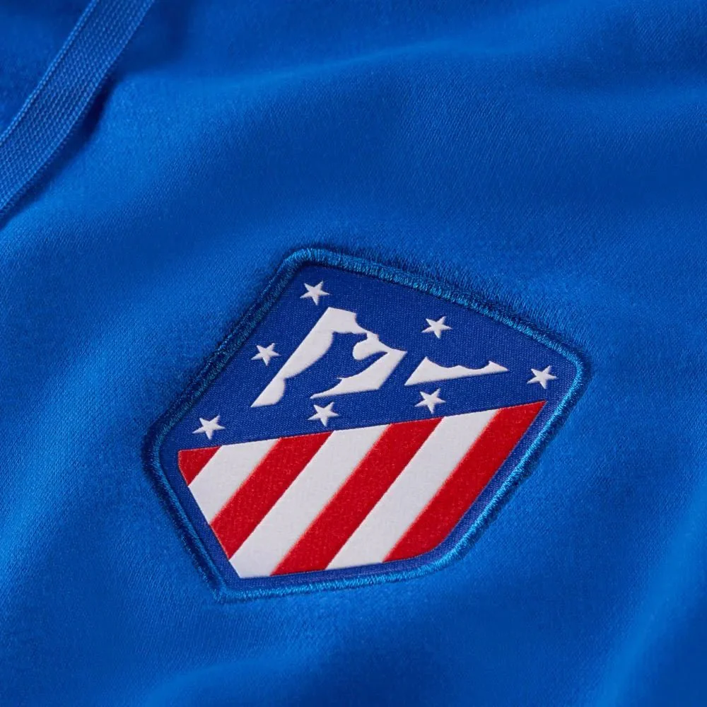Nike 2021-22 Atletico Madrid GFA Fleece Hoodie - Royal - Image 2