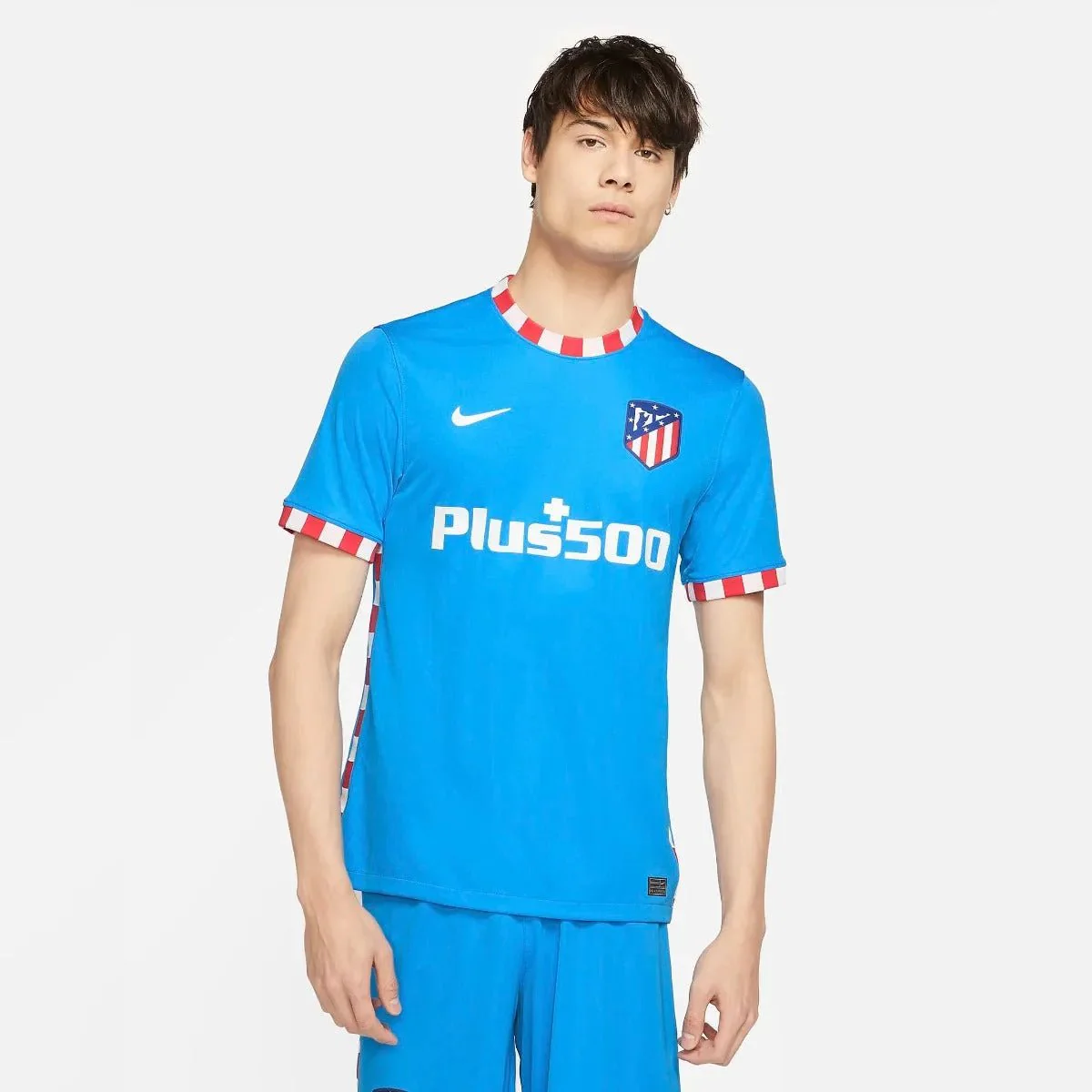 Nike 2021-22 Atletico Madrid Third Jersey - Blue - Image 3