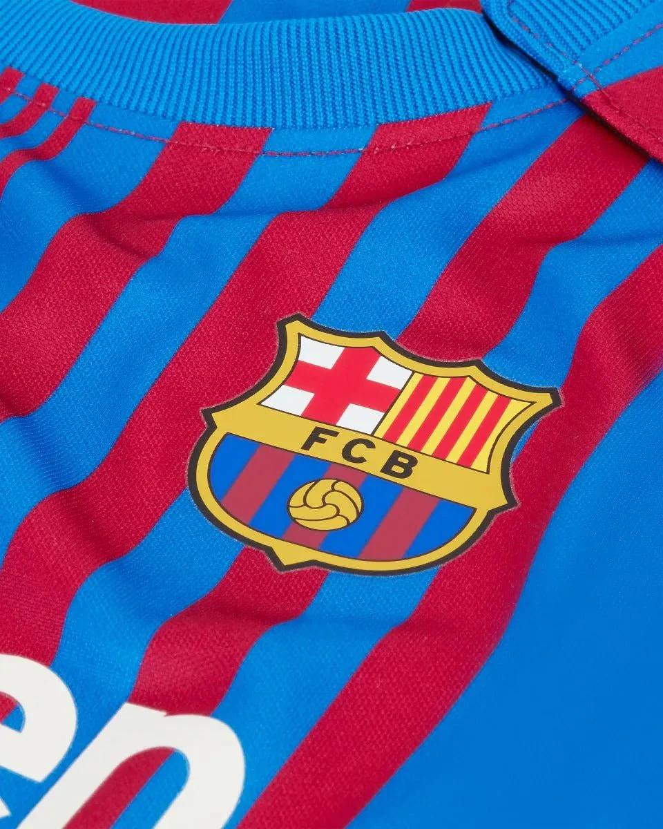 Nike 2021-22 Barcelona Baby Home Kit - Soar-Noble Red - Image 2