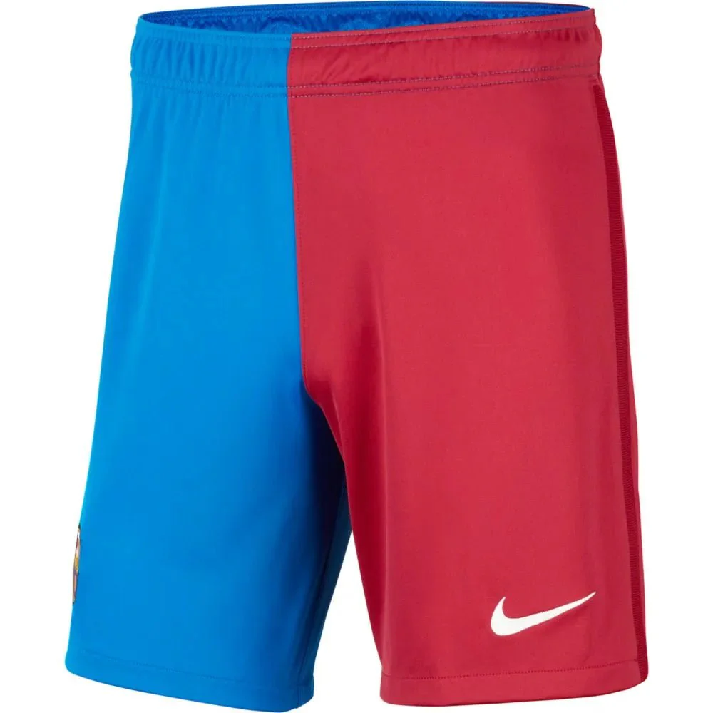 Nike 2021-22 Barcelona Dry-Fit Stadium Shorts - Soar-Noble Red