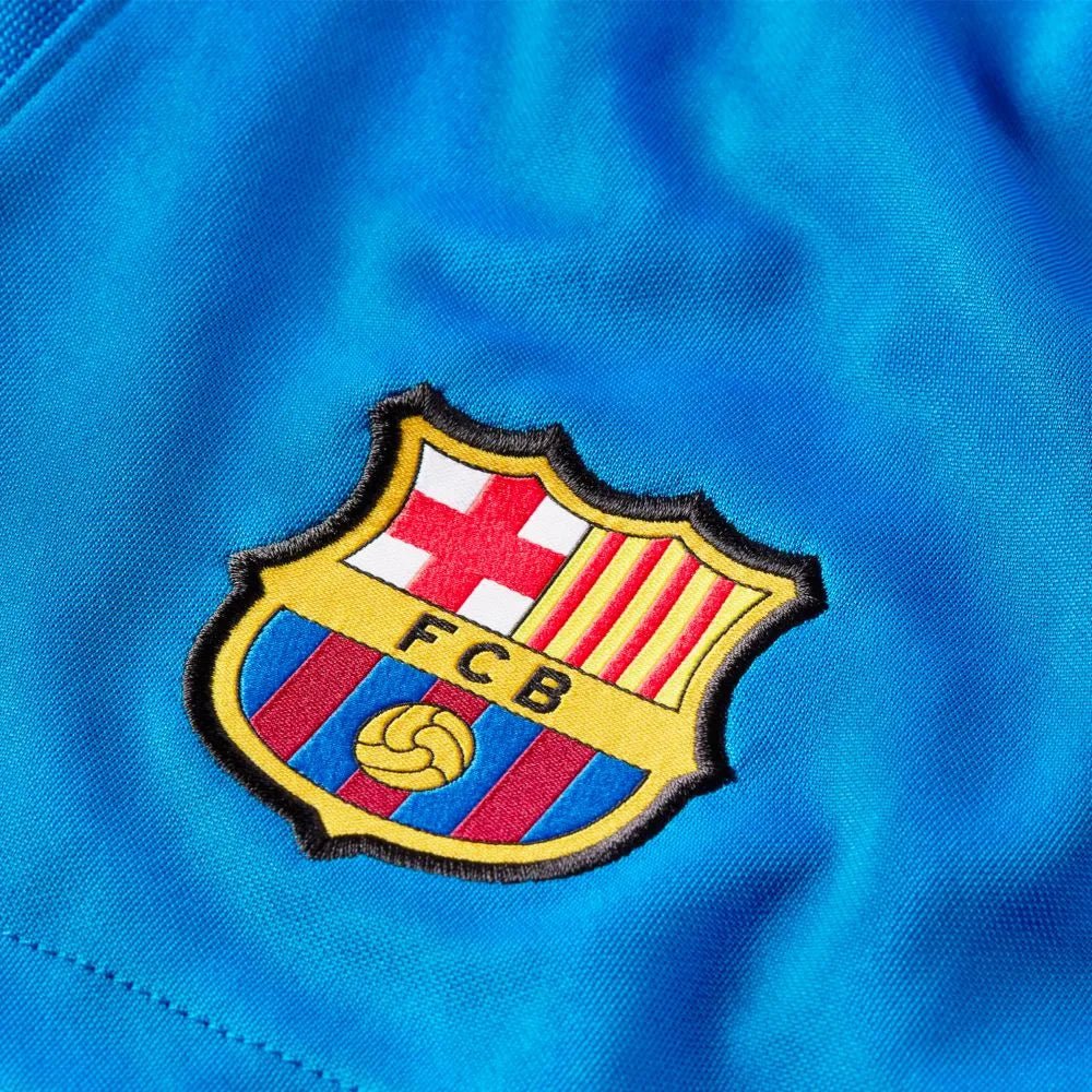 Nike 2021-22 Barcelona Dry-Fit Stadium Shorts - Soar-Noble Red - Image 4