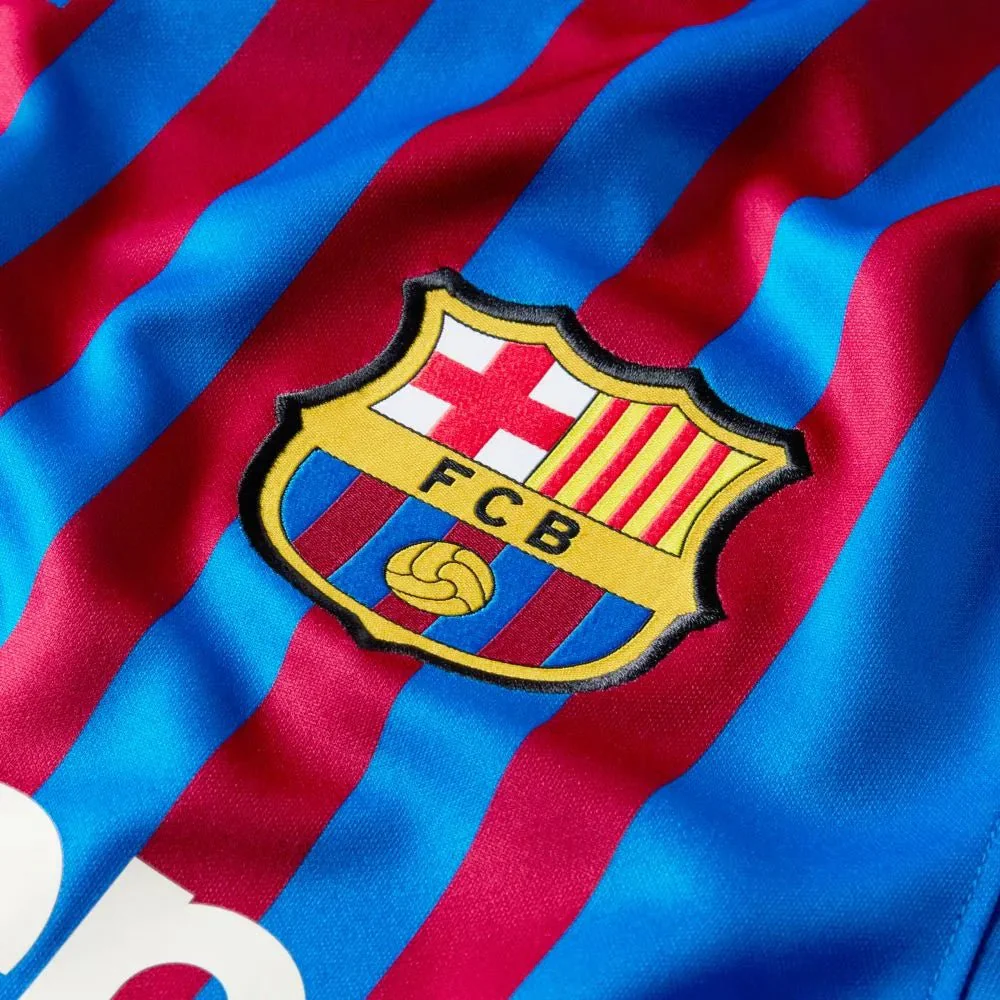 Nike 2021-22 Barcelona Home Jersey - Soar-Pale Ivory - Image 3