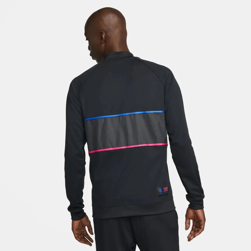 Nike 2021-22 Barcelona I96 Anthem Full-Zip Jacket - Black - Image 2