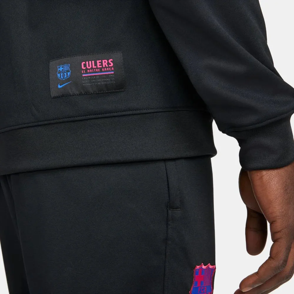Nike 2021-22 Barcelona I96 Anthem Full-Zip Jacket - Black - Image 5