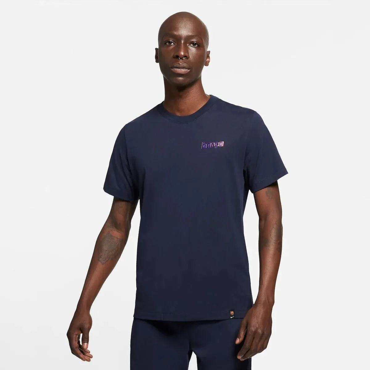Nike 2021-22 Barcelona Ignite Tee - Navy