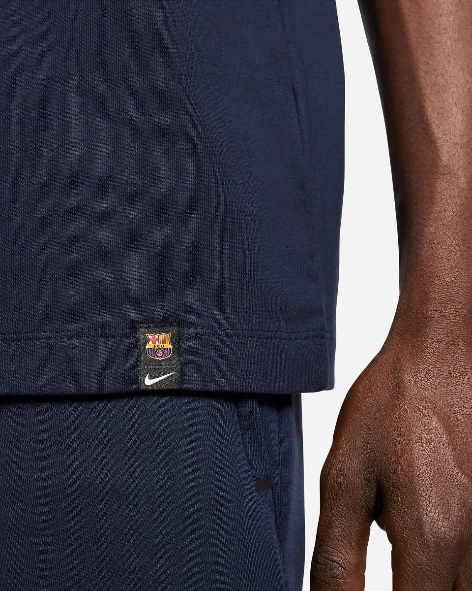 Nike 2021-22 Barcelona Ignite Tee - Navy - Image 4