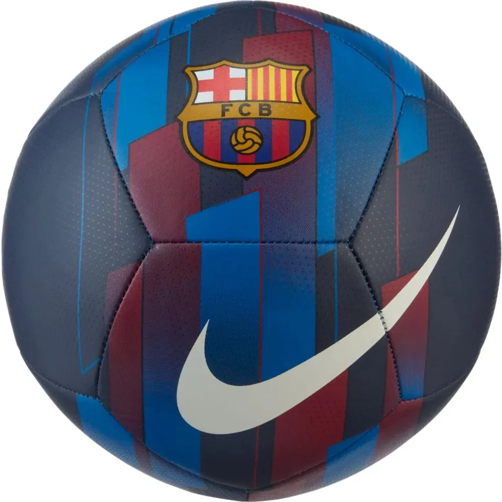Nike 2021-22 Barcelona Pitch Training Soccer Ball - Navy-Blue