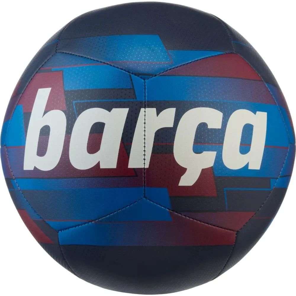Nike 2021-22 Barcelona Pitch Training Soccer Ball - Navy-Blue - Image 2