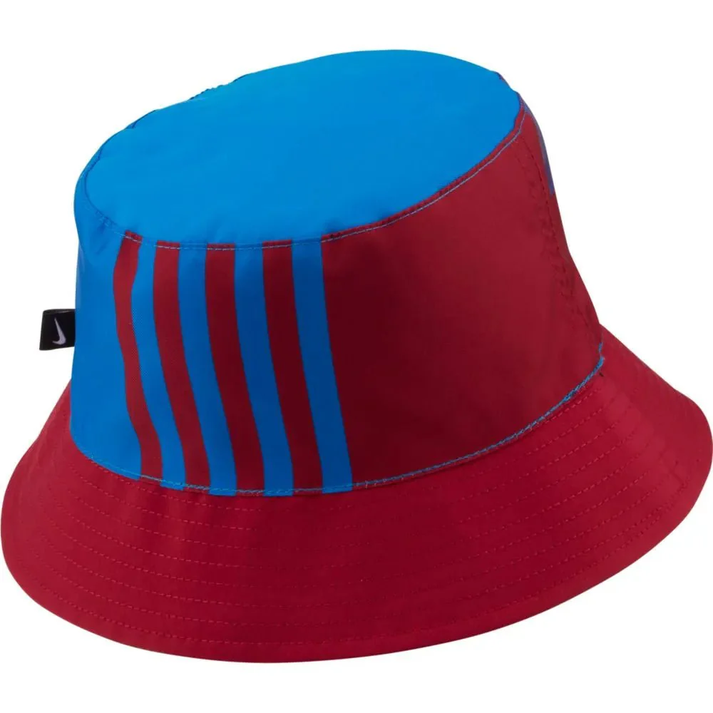 Nike 2021-22 Barcelona Reversible Bucket Hat - Blue-Noble Red - Image 4