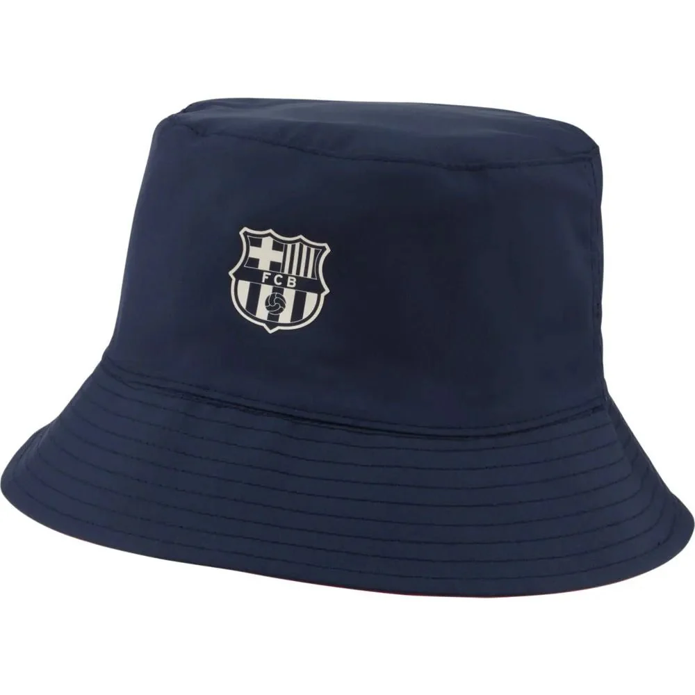 Nike 2021-22 Barcelona Reversible Bucket Hat - Blue-Noble Red - Image 5
