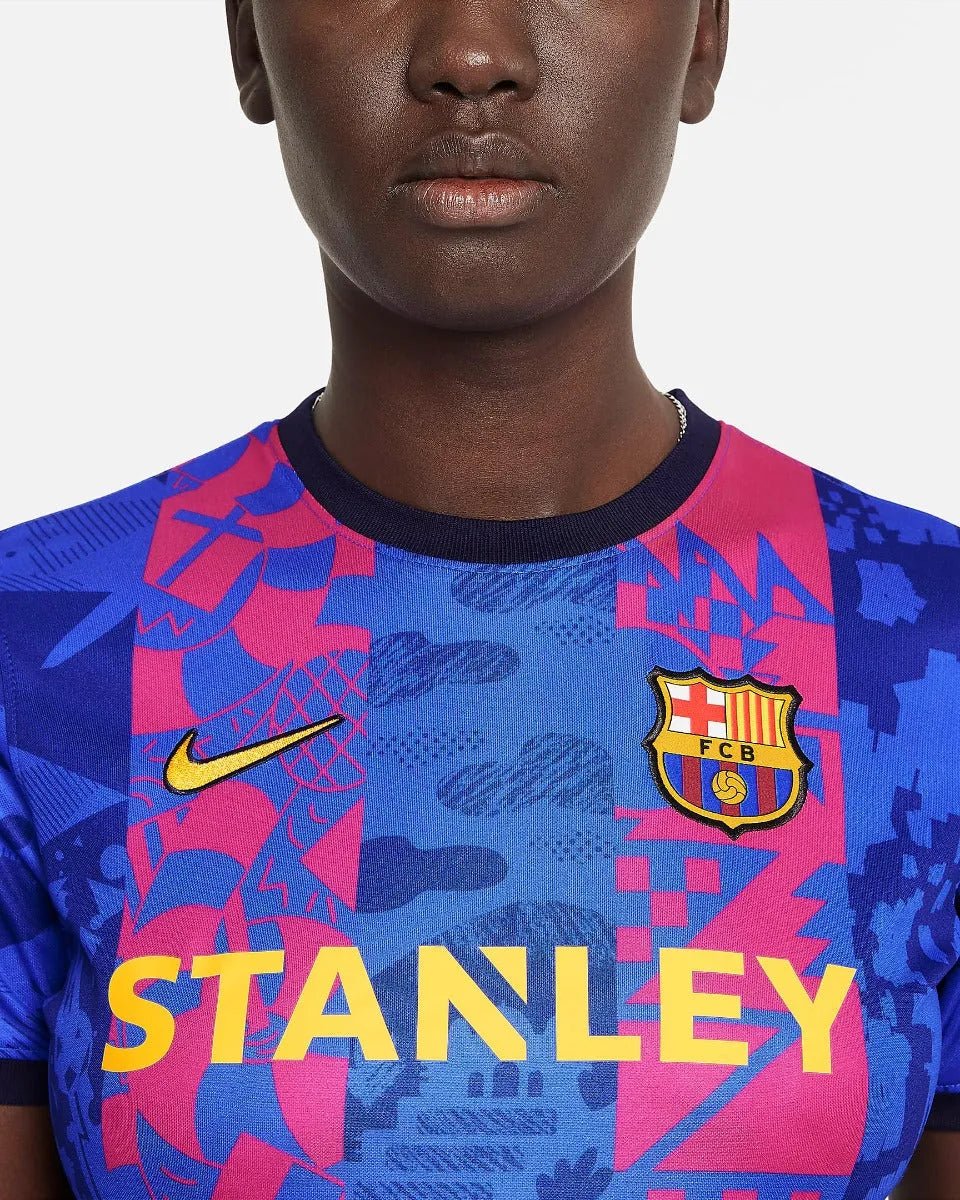 Nike 2021-22 Barcelona Women Third Jersey - Hyper Royal-Varsity Maize - Image 3