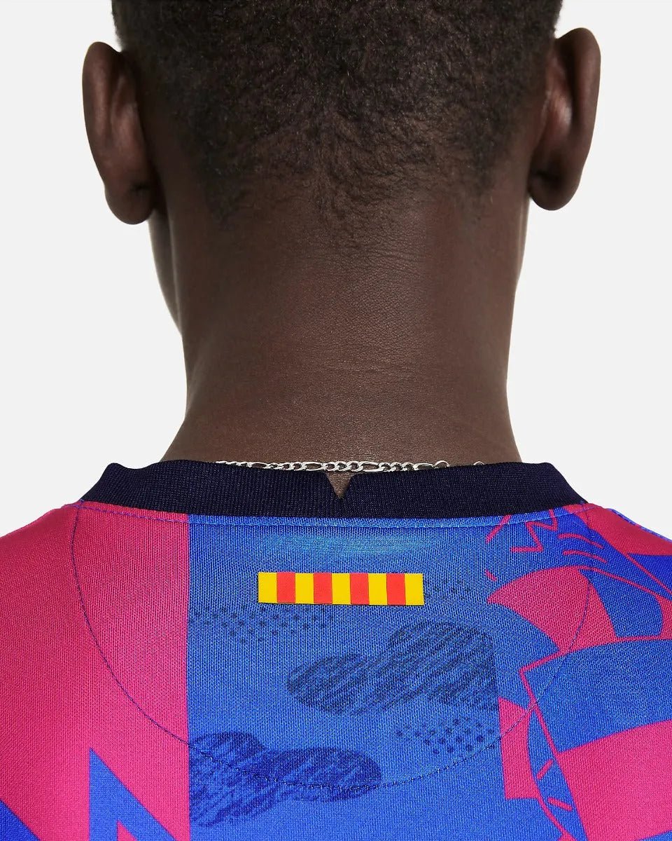 Nike 2021-22 Barcelona Women Third Jersey - Hyper Royal-Varsity Maize - Image 4