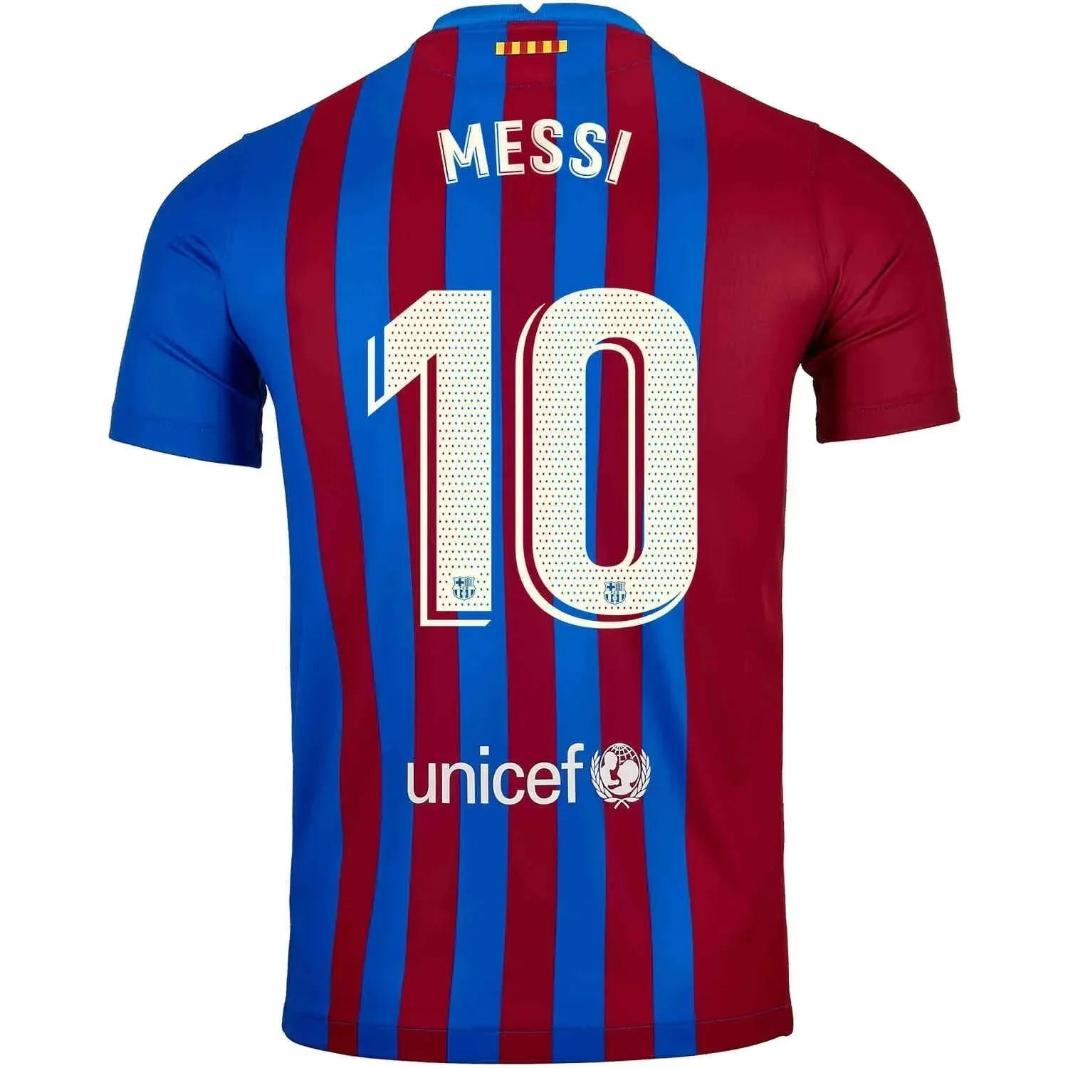 Nike 2021-22 Barcelona Youth Home Jersey - Soar-Pale Ivory - Image 8