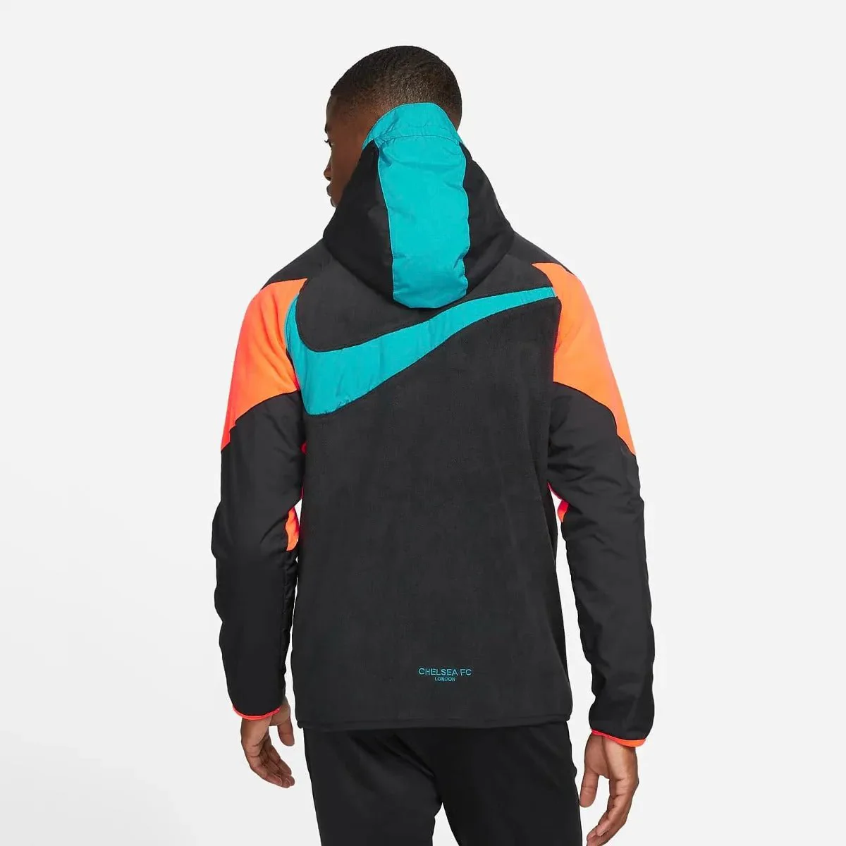 Nike 2021-22 Chelsea AWF Woven Jacket - Blustery-Black - Image 2