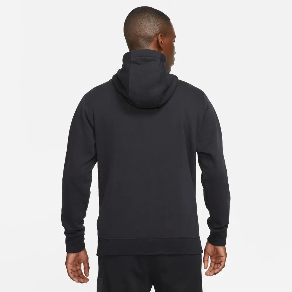 Nike 2021-22 Chelsea NSW Club Hoodie - Black-Yellow - Image 2