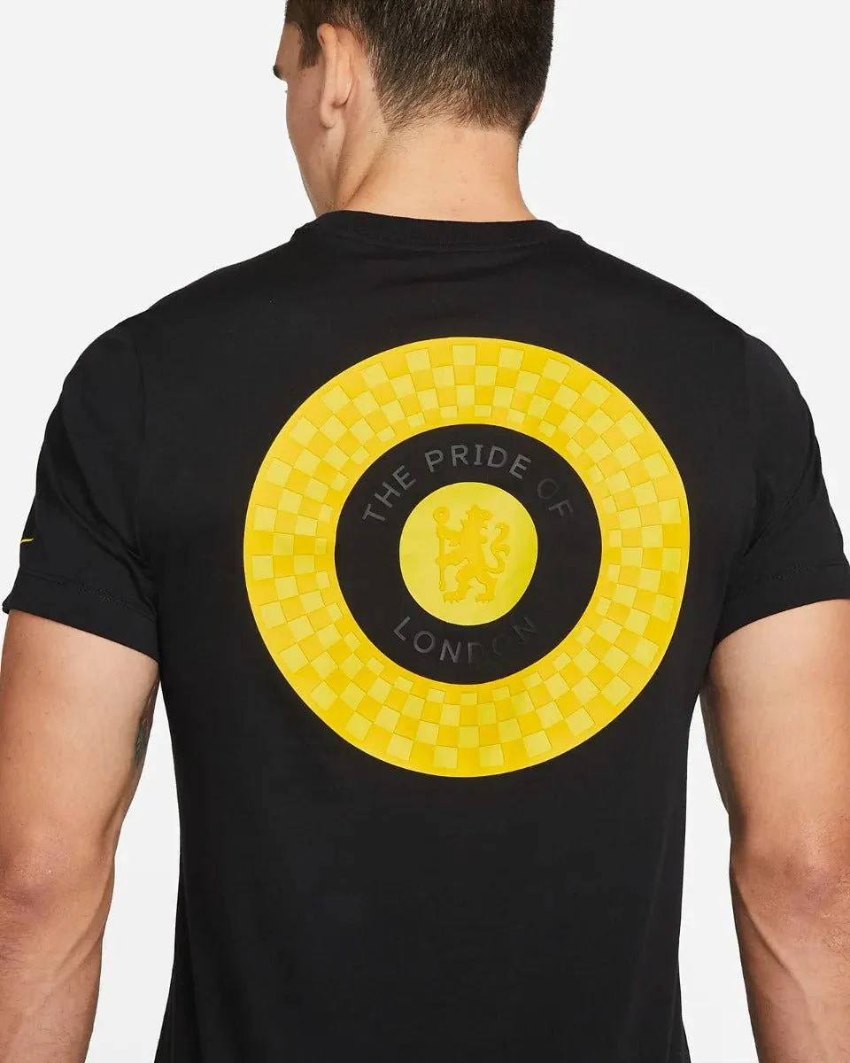 Nike 2021-22 Chelsea Voice Tee - Black - Image 4
