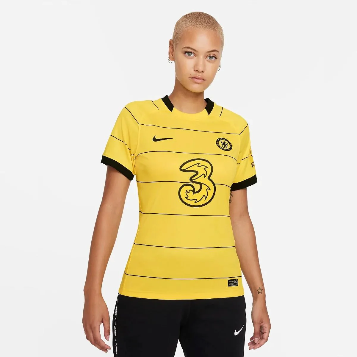 Nike 2021-22 Chelsea Women Away Jersey - Yellow