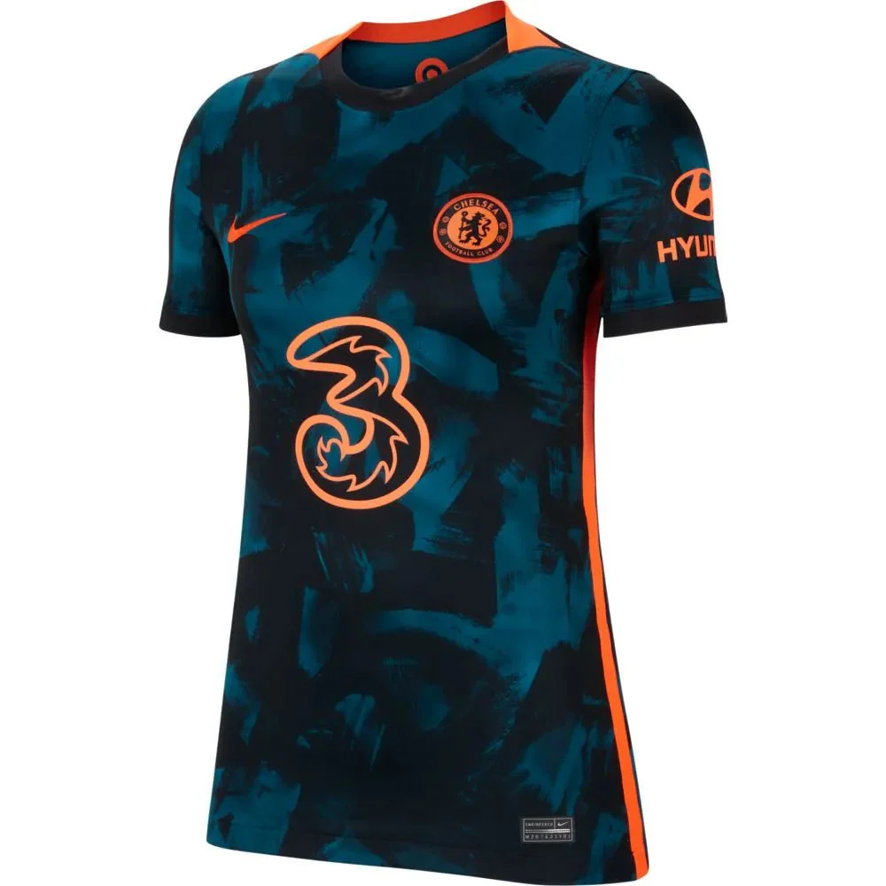 Nike 2021-22 Chelsea Women Third Jersey - Blustery-Hyper Crimson
