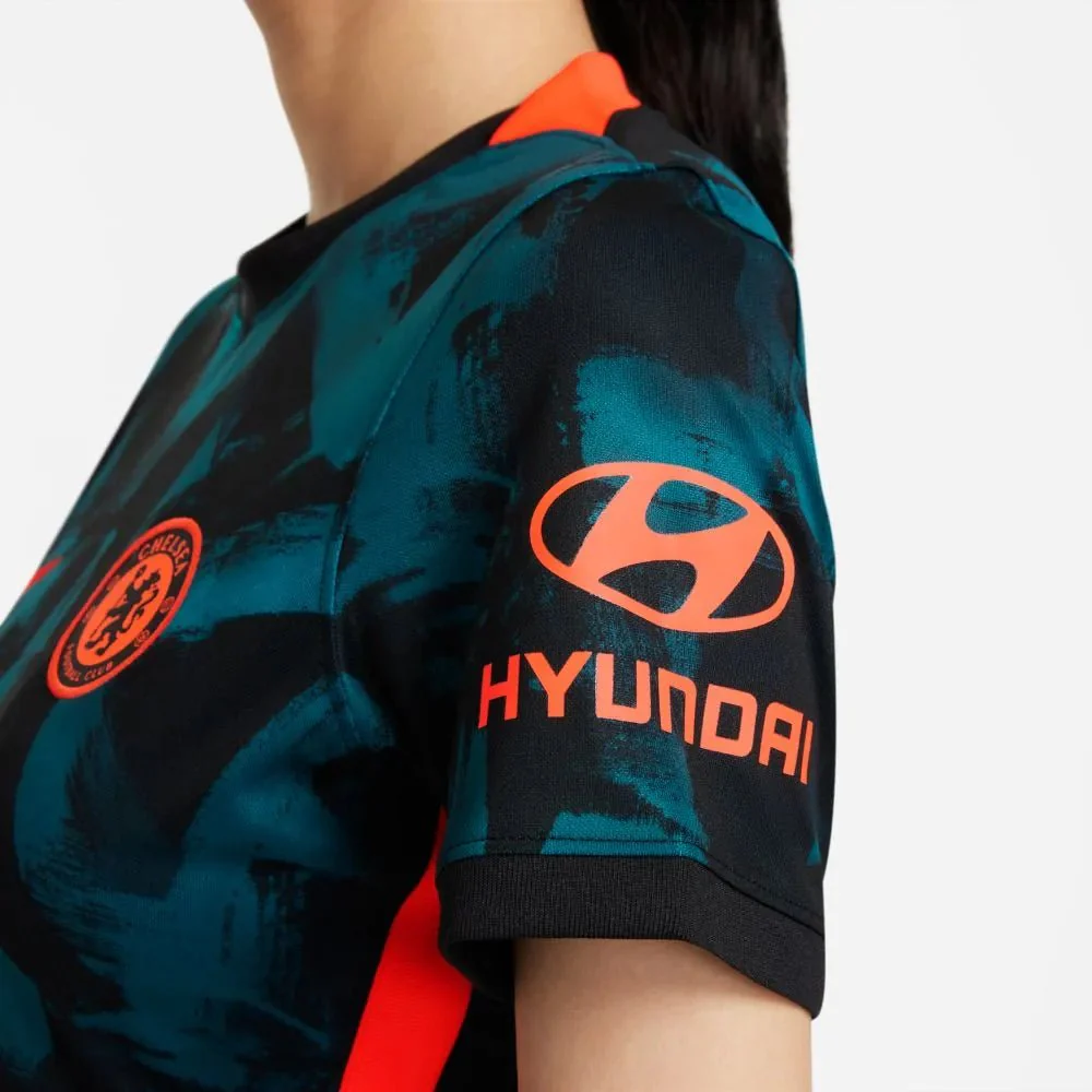 Nike 2021-22 Chelsea Women Third Jersey - Blustery-Hyper Crimson - Image 6
