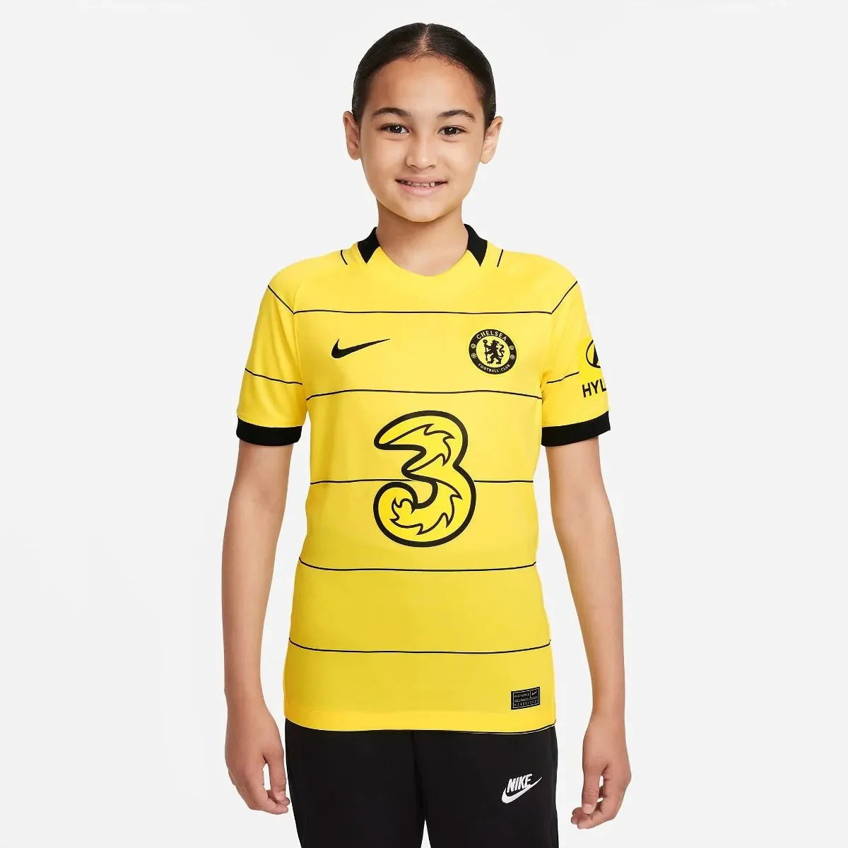 Nike 2021-22 Chelsea Youth Away Jersey - Yellow