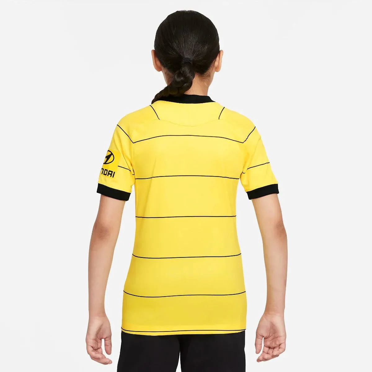 Nike 2021-22 Chelsea Youth Away Jersey - Yellow - Image 2