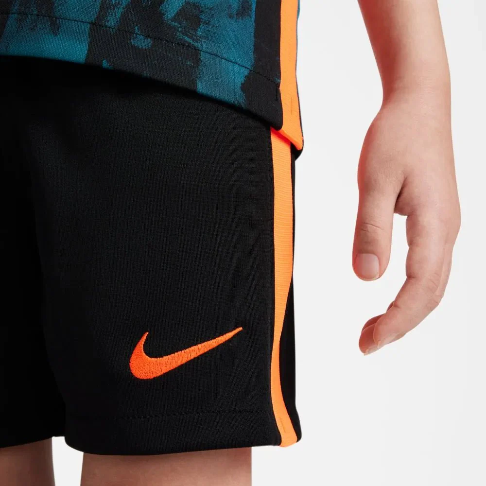 Nike 2021-22 Chelsea Youth Little Kids Third Kit - Blustery-Black-Hyper Crimson - Image 8