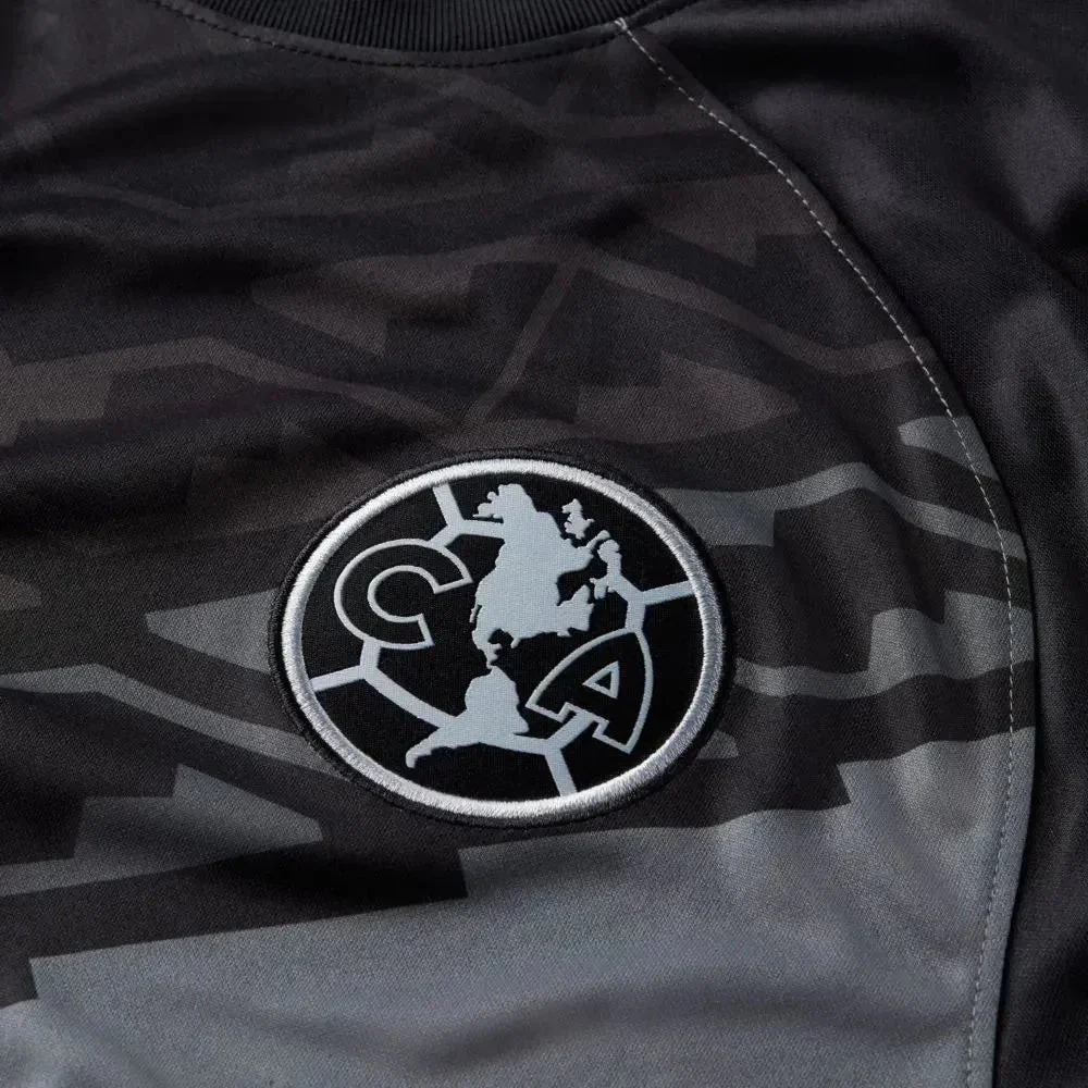 Nike 2021-22 Club America Stadium Goalkeeper LS Jersey - Smoke Grey-Black - Image 3