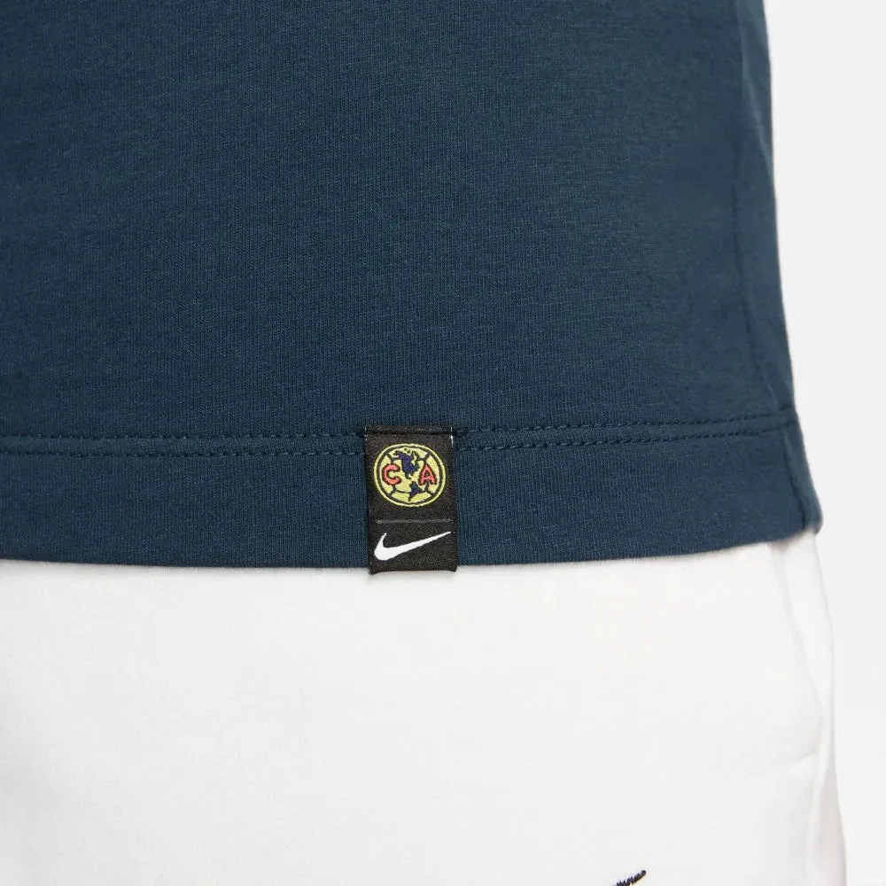 Nike 2021-22 Club America Voice Tee - Navy - Image 4