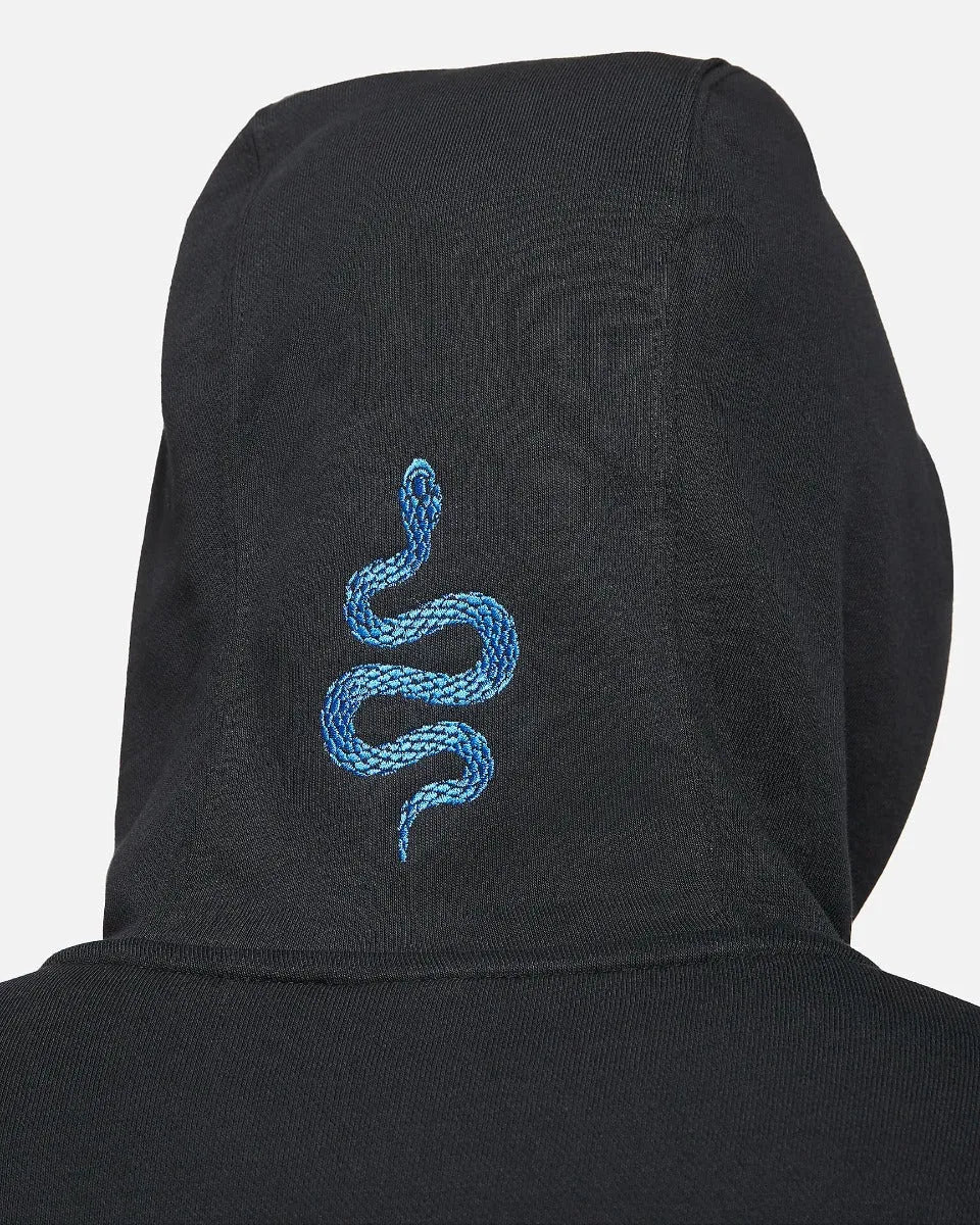 Nike 2021-22 Inter Milan GFA Fleece Hoodie - Black-Blue - Image 4