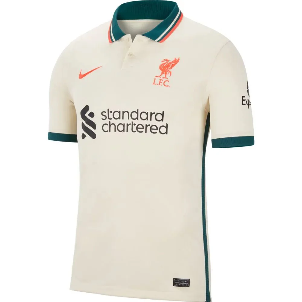 Nike 2021-22 Liverpool Away Jersey - Fossil