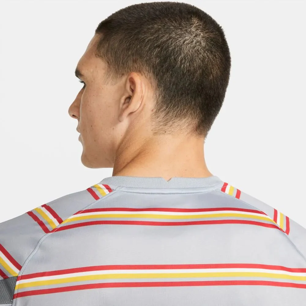 Nike 2021-22 Liverpool DF Pre-Match Jersey - Wolf Grey - Image 4