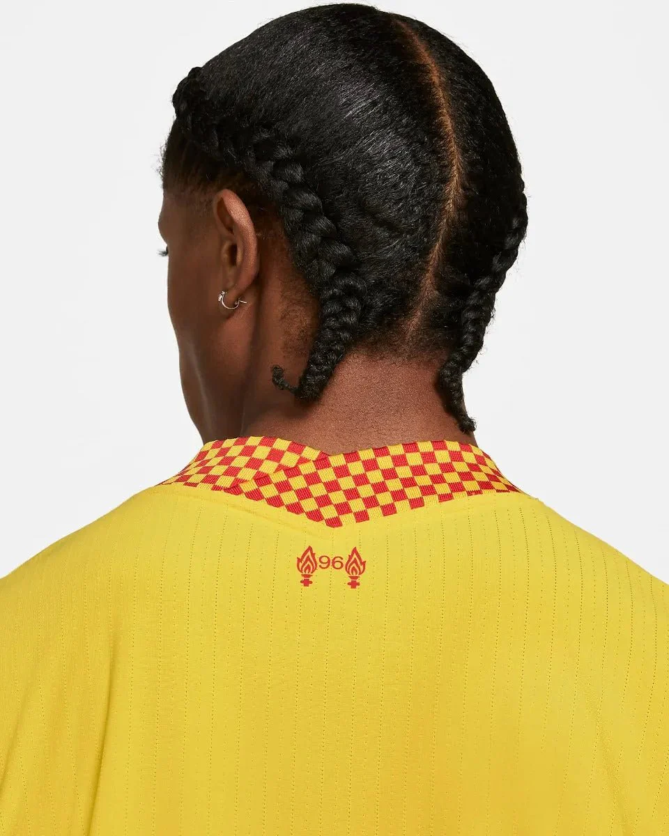 Nike 2021-22 Liverpool Third ADV Match Jersey - Yellow - Image 11