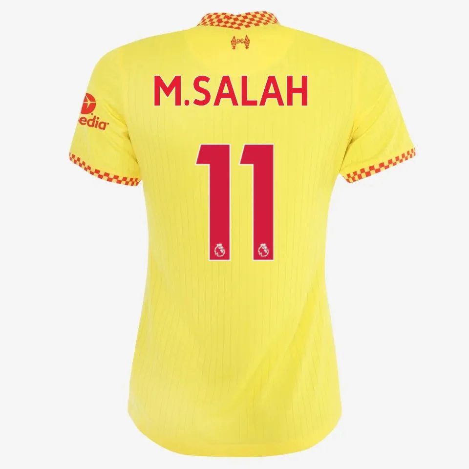 Nike 2021-22 Liverpool Third ADV Match Jersey - Yellow - Image 13