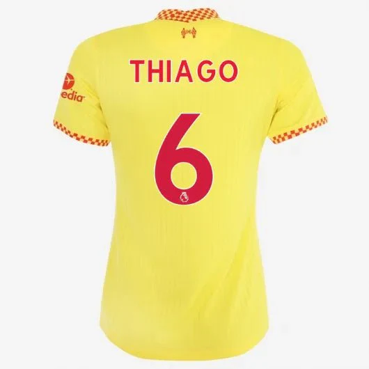 Nike 2021-22 Liverpool Third ADV Match Jersey - Yellow - Image 14