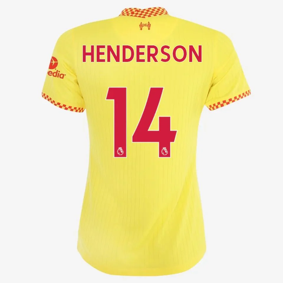 Nike 2021-22 Liverpool Third ADV Match Jersey - Yellow - Image 4