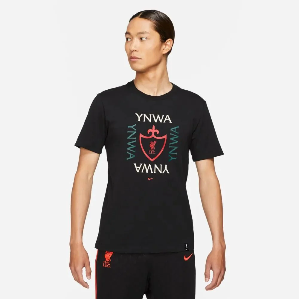 Nike 2021-22 Liverpool Voice Tee - Black