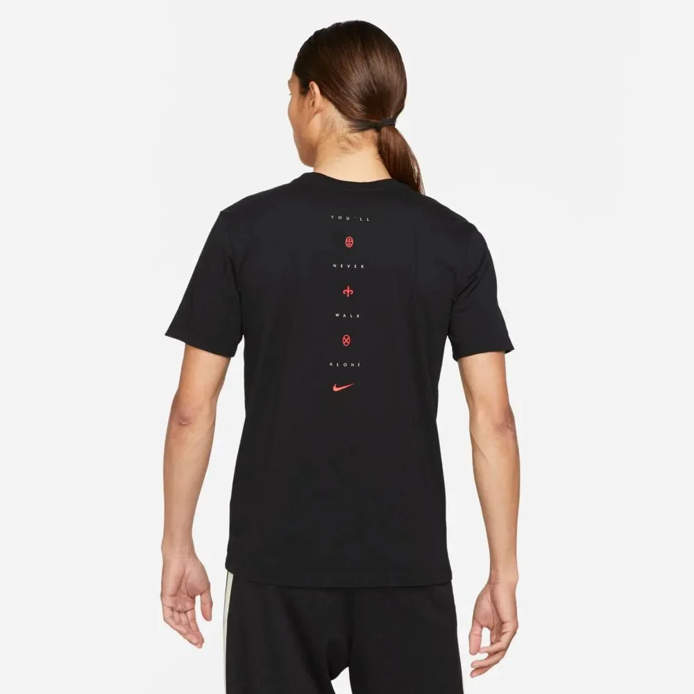 Nike 2021-22 Liverpool Voice Tee - Black - Image 2