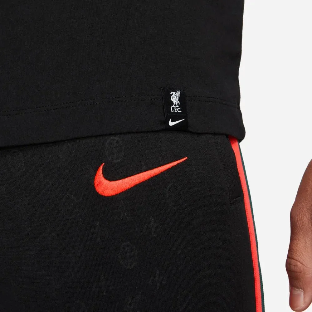 Nike 2021-22 Liverpool Voice Tee - Black - Image 4
