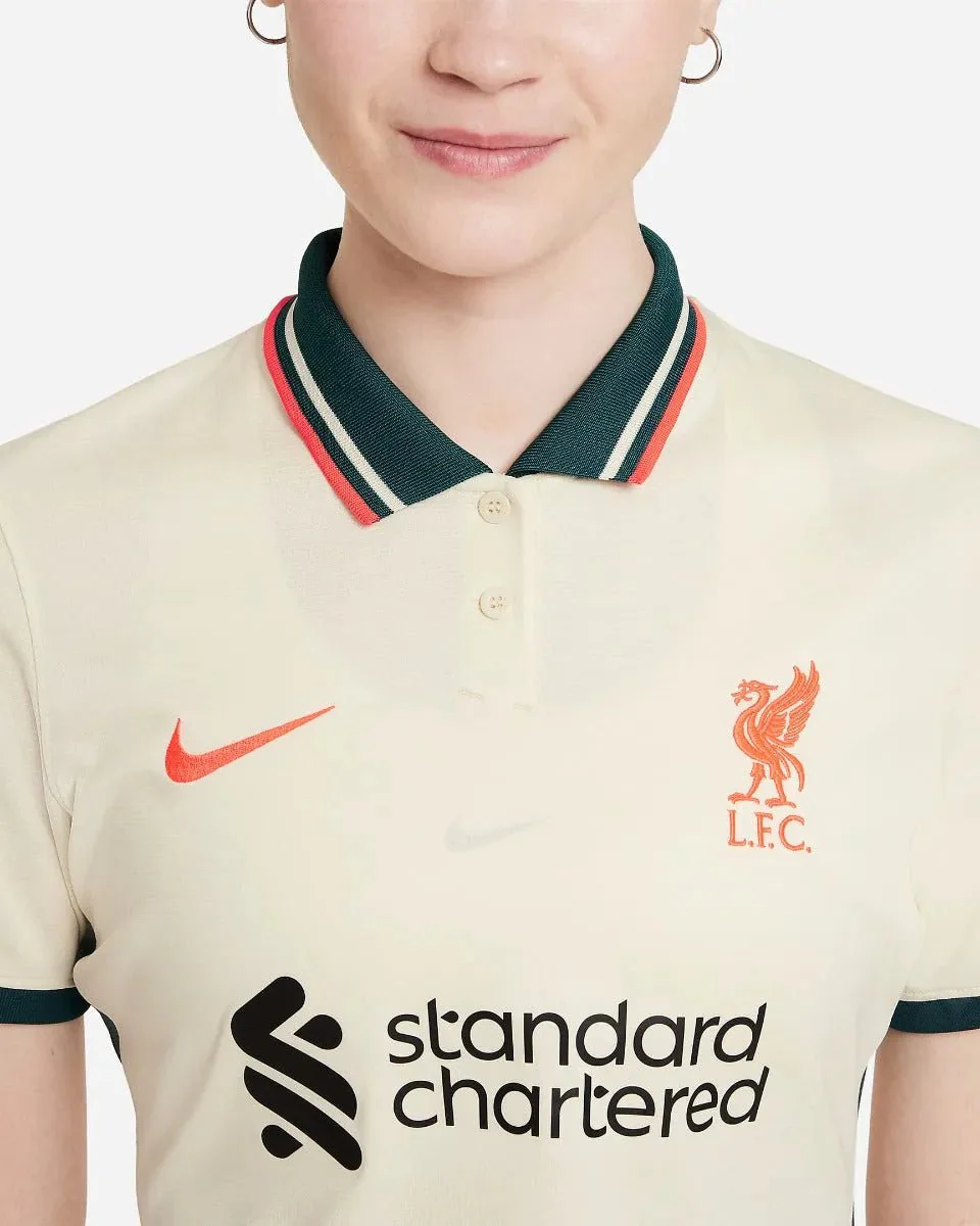 Nike 2021-22  Liverpool Women Away Jersey - Fossil - Image 3