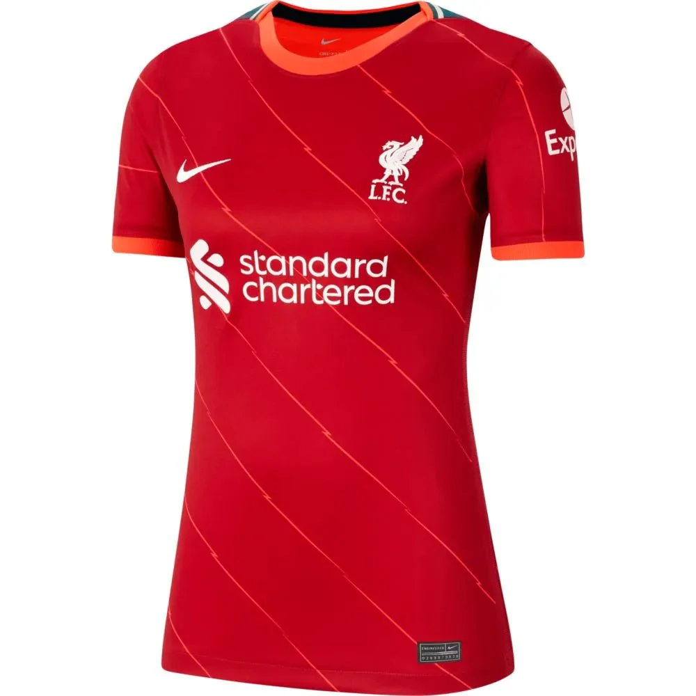 Nike 2021-22 Liverpool Women Home Jersey - Gym Red