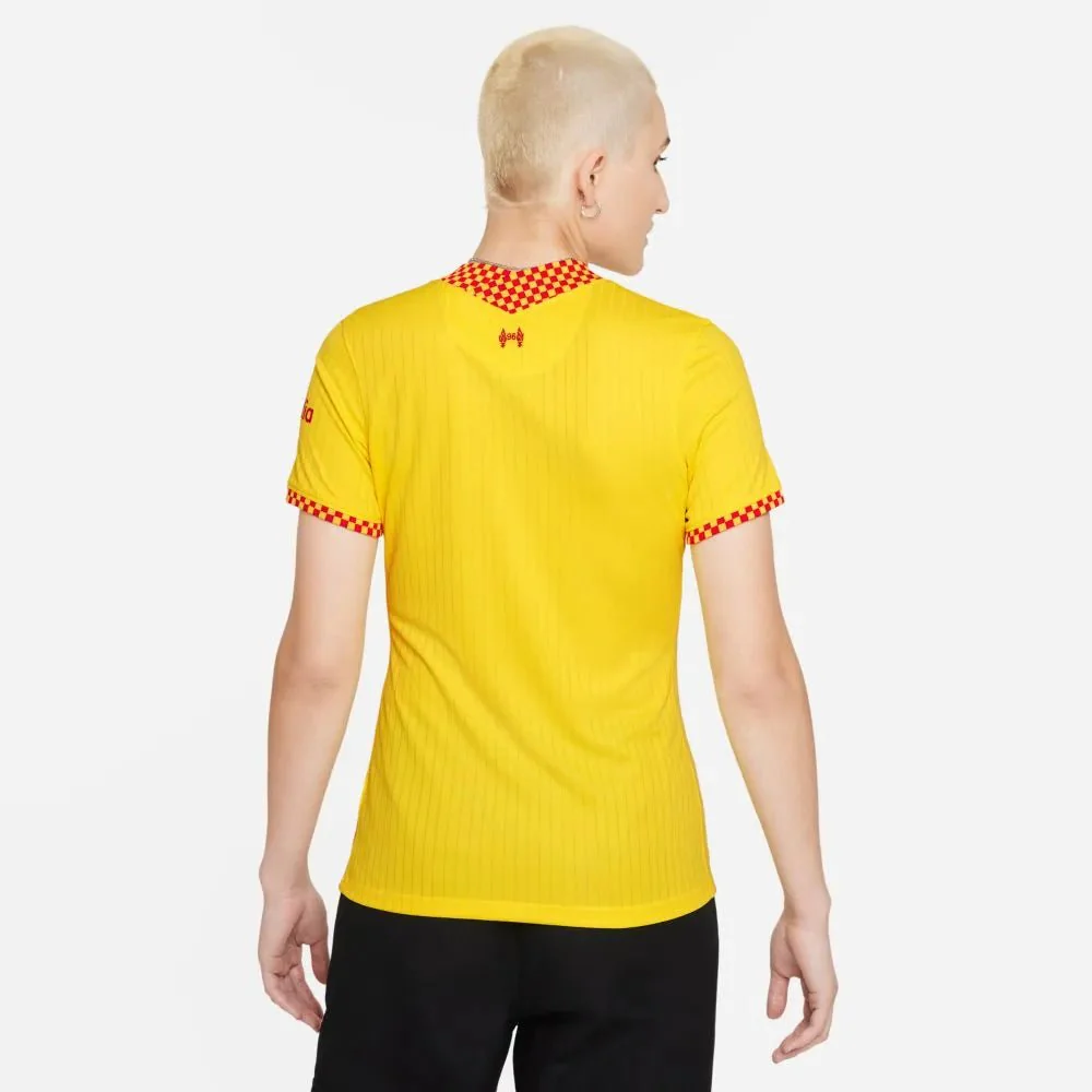 Nike 2021-22 Liverpool Women Third Jersey - Yellow - Image 3
